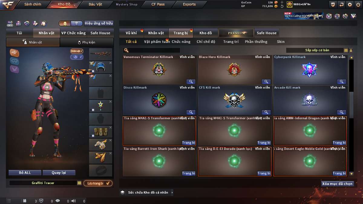 shop acc cf uy tin gia re